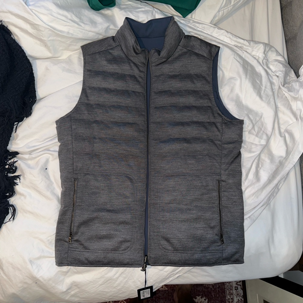 Peter Millar crown crafted whistler reversible vest